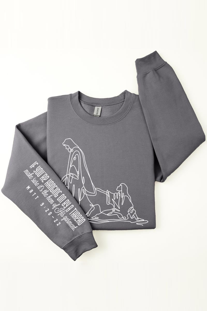 UL180-E3075FS If Youu2019re Hanging On Graphic Sweatshirt $22