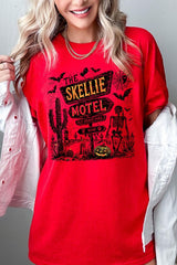 5000P-E3108 Skellie Motel Halloween Plus Heavy Cotton Tee $12.75