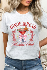 US3001-E3216 Gingerbread Martini Club Graphic Tee $12.5