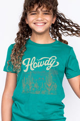 US3001Y-E3095Z Howdy Desert Western Kids Graphic Tee $11
