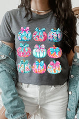 US3001-E3137 Coquette Pumpkin Graphic Tee $12.5
