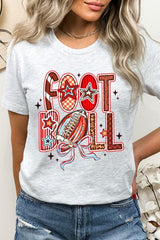 US3001P-E3053 Brushstroke Football Graphic Plus Tee $16