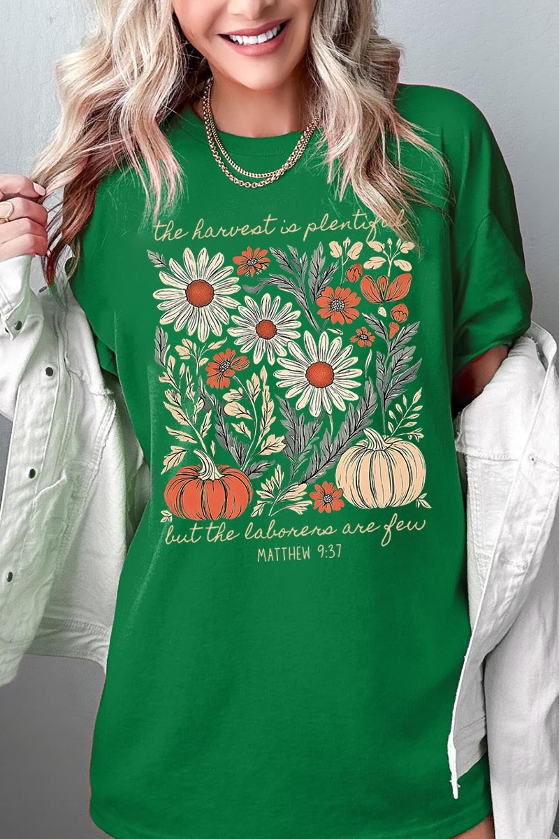 5000P-E3173 Faith Harvest Graphic Plus Heavy Cotton Tee $12.75
