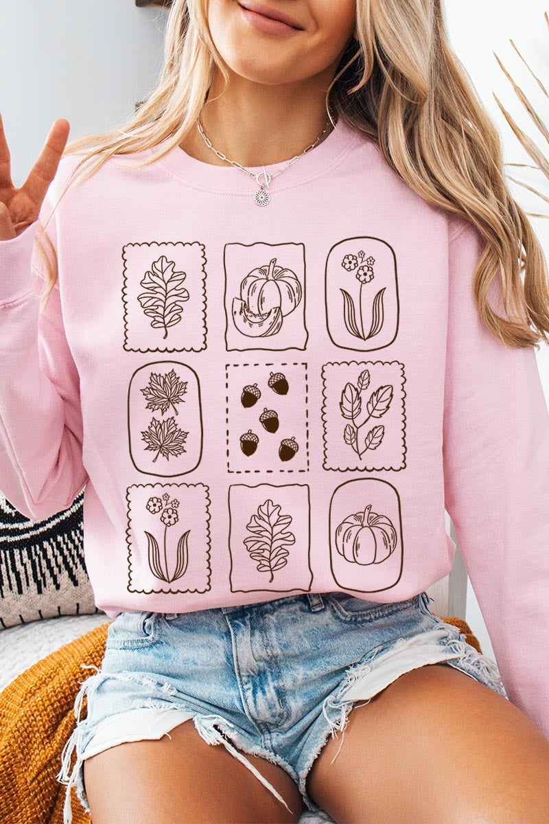 UL180-E3101 Autumn Graphic Sweatshirt $20