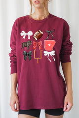 UL240-E3077 Arkansas Football Graphic Long Sleeve Tee $13.75