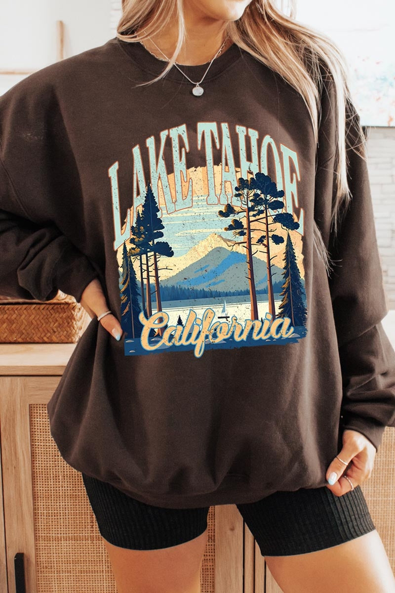 UL180-E3059 Lake Tahoe Graphic Sweatshirt $20