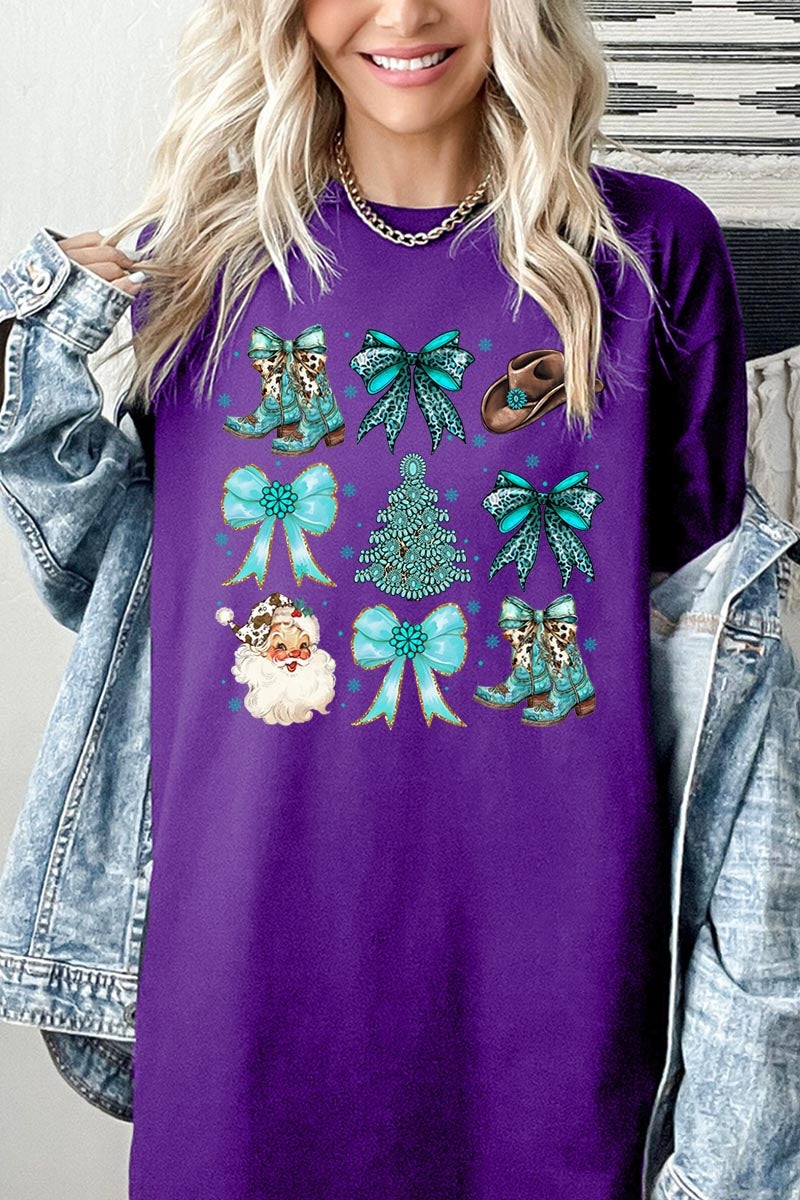 5000-E3180 Western Christmas Graphic Heavy Cotton Tee $9
