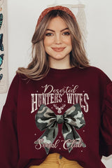 UL180-E3193 Hunters Wives Social Club Graphic Sweatshirt $20