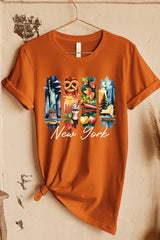US3001-E3061NY New York State Brushstroke Graphic Tee $12.5