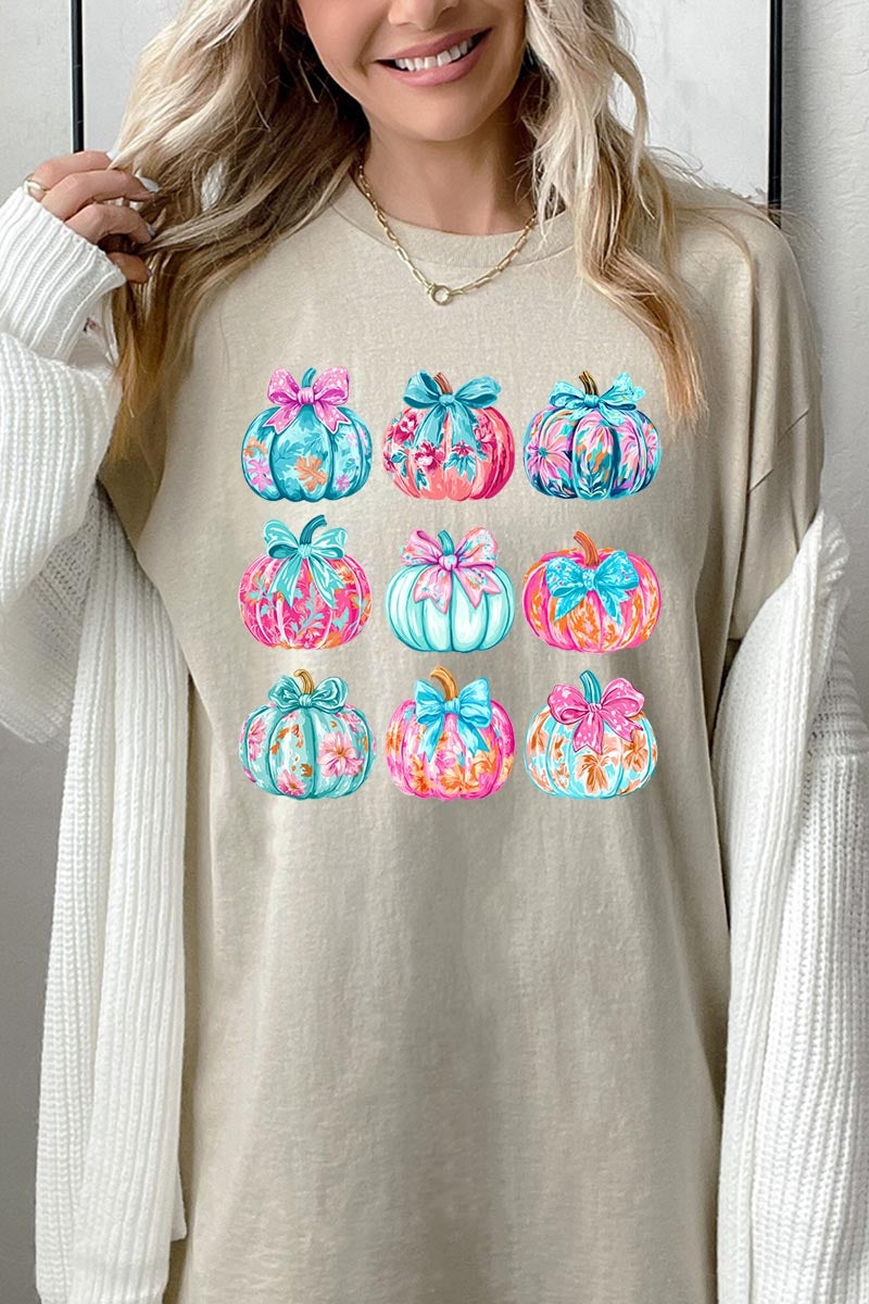 5000-E3137 Coquette Pumpkin Graphic Heavy Cotton Tee $9