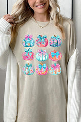 5000P-E3137 Coquette Pumpkin Graphic Plus Heavy Cotton Tee $12.75