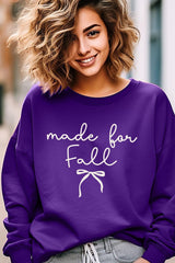 UL180-E3151 Made For Fall Graphic Sweatshirt $20