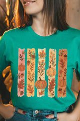 US3001-E3110 Brushstroke Boho Fall Graphic Tee $12.5