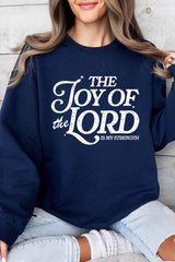 UL180-E3179 Joy of the Lord Graphic Sweatshirt $20