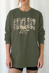 UL240-E3131 Football Game Day Camo Graphic Long Sleeve Tee $13.75
