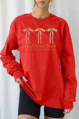 UL240P-E3111 Grateful Thankful Blessed Plus Long Sleeve Tee $17