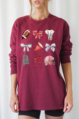 UL240-E3076 Alabama Football Graphic Long Sleeve Tee $13.75