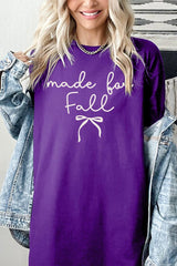 5000P-E3151 Made For Fall Graphic Plus Heavy Cotton Tee $12.75