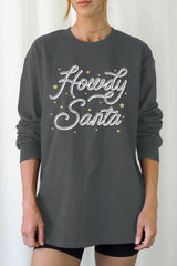 UL240P-E3199 Howdy Santa Graphic Plus Long Sleeve Tee $17