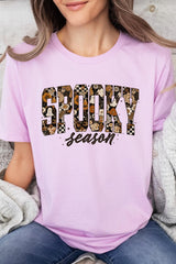US3001-E3105 Spooky Season Halloween Graphic Tee $12.5