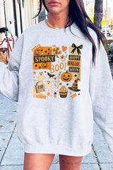 UL180-E3084 Halloween collage Graphic Sweatshirt $20