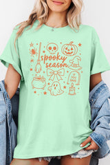 5000P-E3141 Halloween Doodle Graphic Plus Heavy Cotton Tee $12.75