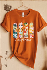 US3001-E3061CA California State Brushstroke Graphic Tee $12.5