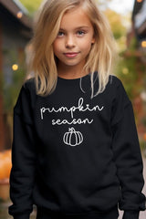 UL180B-E3152Z Pumpkin Season Kids Graphic Sweatshirt $20