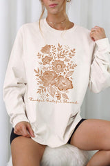 UL240P-E3155 Neutral Thanksgiving Graphic Plus Long Sleeve Tee $17