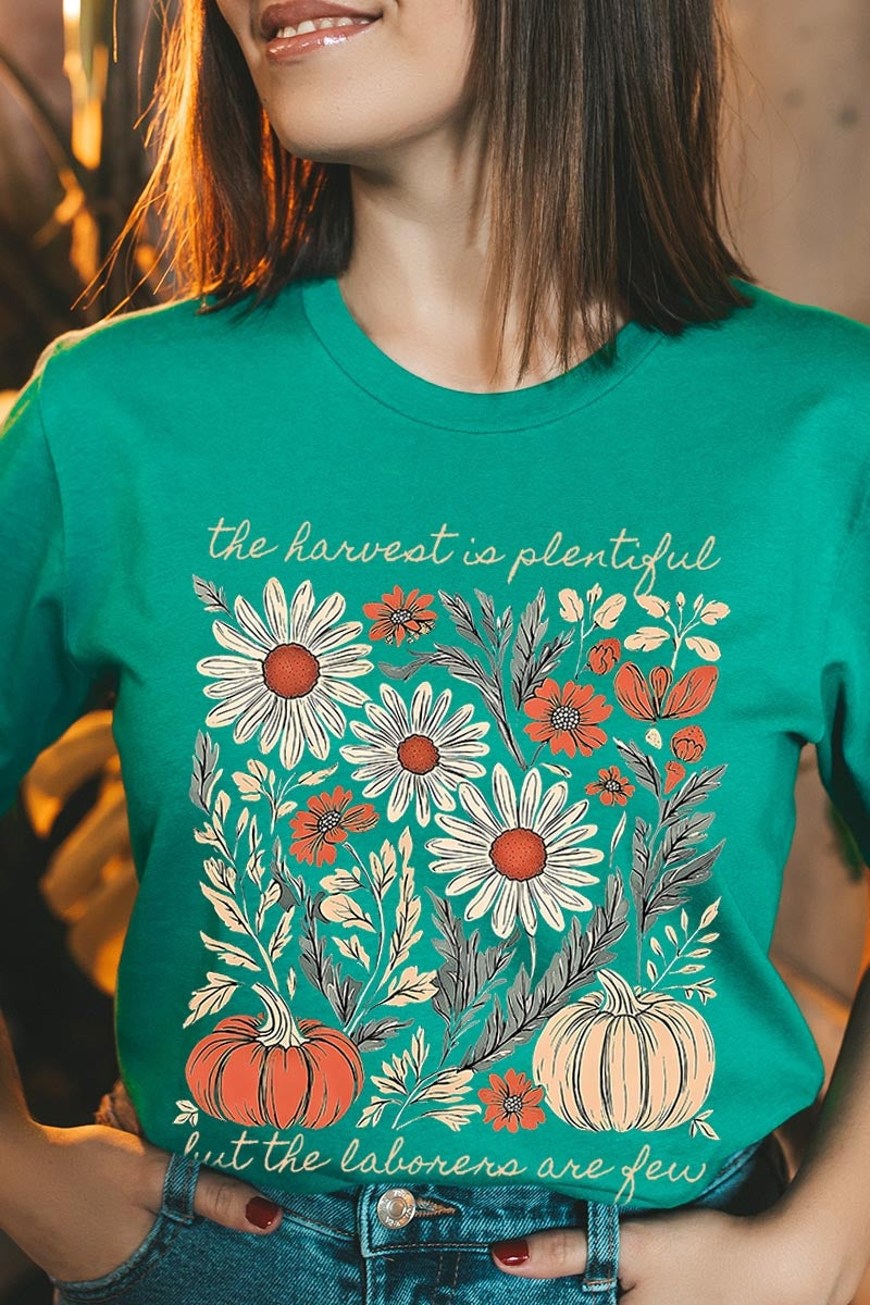 US3001-E3173 Faith Harvest Graphic Tee $12.5