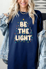 5000-E3202 Be the Light Christmas Graphic Heavy Cotton Tee $9