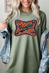 5000P-E3144 Itu2019s pumpkin time Graphic Plus Heavy Cotton Tee $12.75