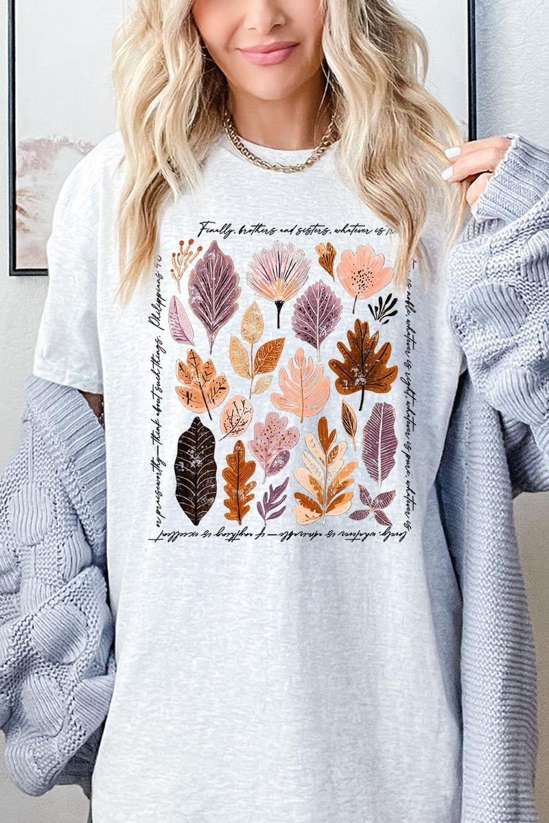 5000P-E3147 Christian Fall Graphic Plus Heavy Cotton Tee $12.75