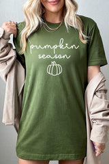 US3001-E3152 Pumpkin Season Graphic Tee $12.5