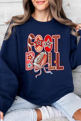 UL180-E3053 Brushstroke Football Graphic Sweatshirt $20