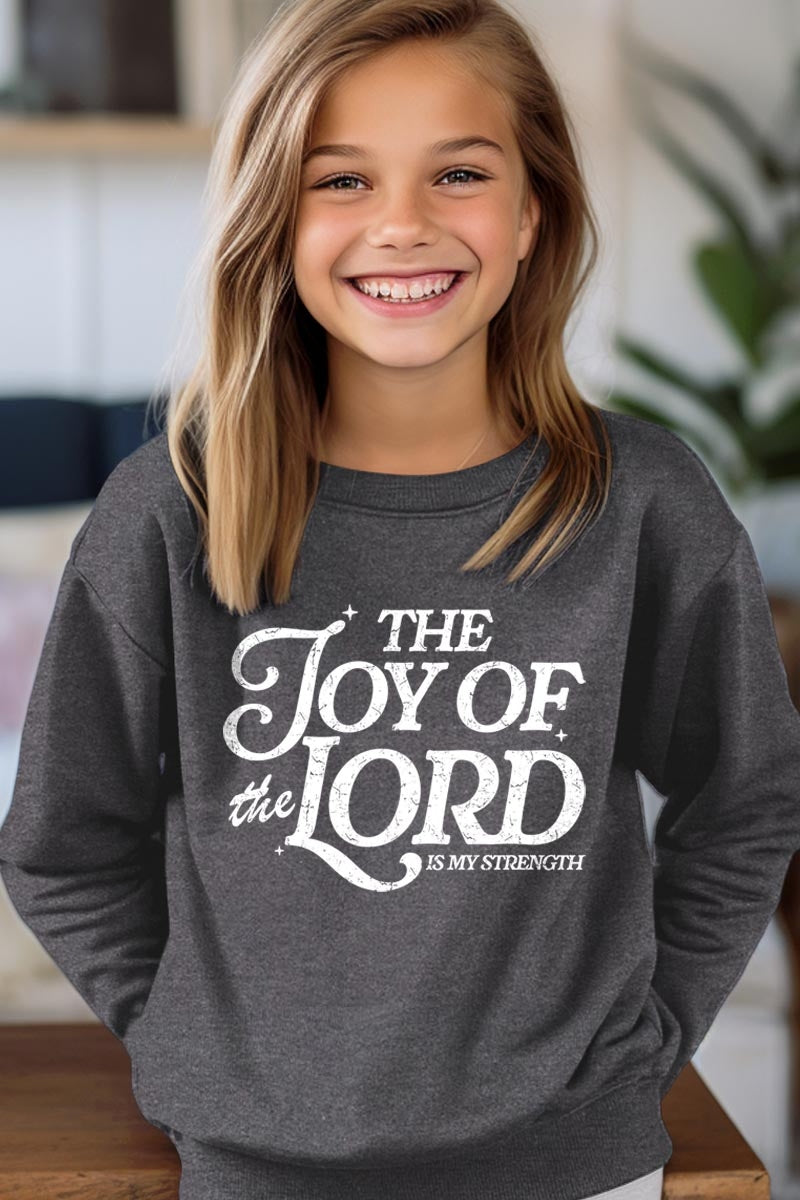 UL180B-E3179Z Joy of the Lord Kids Graphic Sweatshirt $20