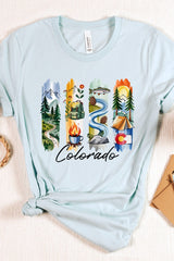 US3001P-E3061CO Colorado State Brushstroke Graphic Plus Tee $16