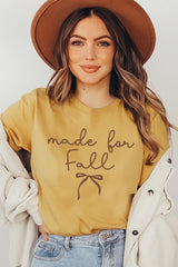 US3001P-E3151 Made For Fall Graphic Plus Tee $16