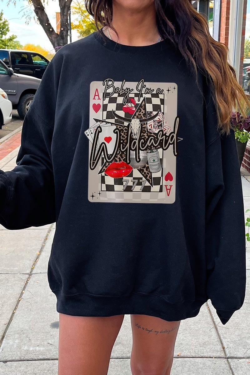 UL180P-E3099 Retro Wildcard Graphic Plus Sweatshirt $25