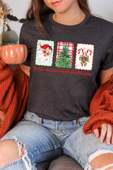 US3001P-E3201 Most Wonderful Time Graphic Plus Tee $16