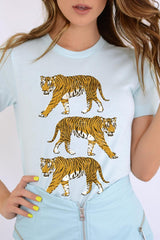 US3001P-E3104 Retro Tigers Graphic Plus Tee $16