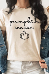 US3001P-E3152 Pumpkin Season Graphic Plus Tee $16