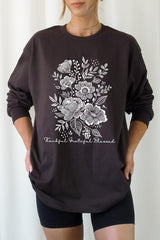 UL240P-E3155 Neutral Thanksgiving Graphic Plus Long Sleeve Tee $17