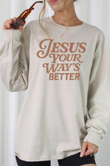 UL240P-E3114 Christian Graphic Plus Long Sleeve Tee $17