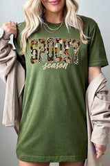 US3001P-E3105 Spooky Season Halloween Graphic Plus Tee $16