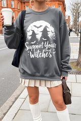 UL180-E3161 Local Witches Halloween Graphic Sweatshirt $20
