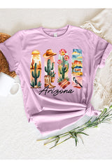 US3001-E3061AZ Arizona State Brushstroke Graphic Tee $12.5