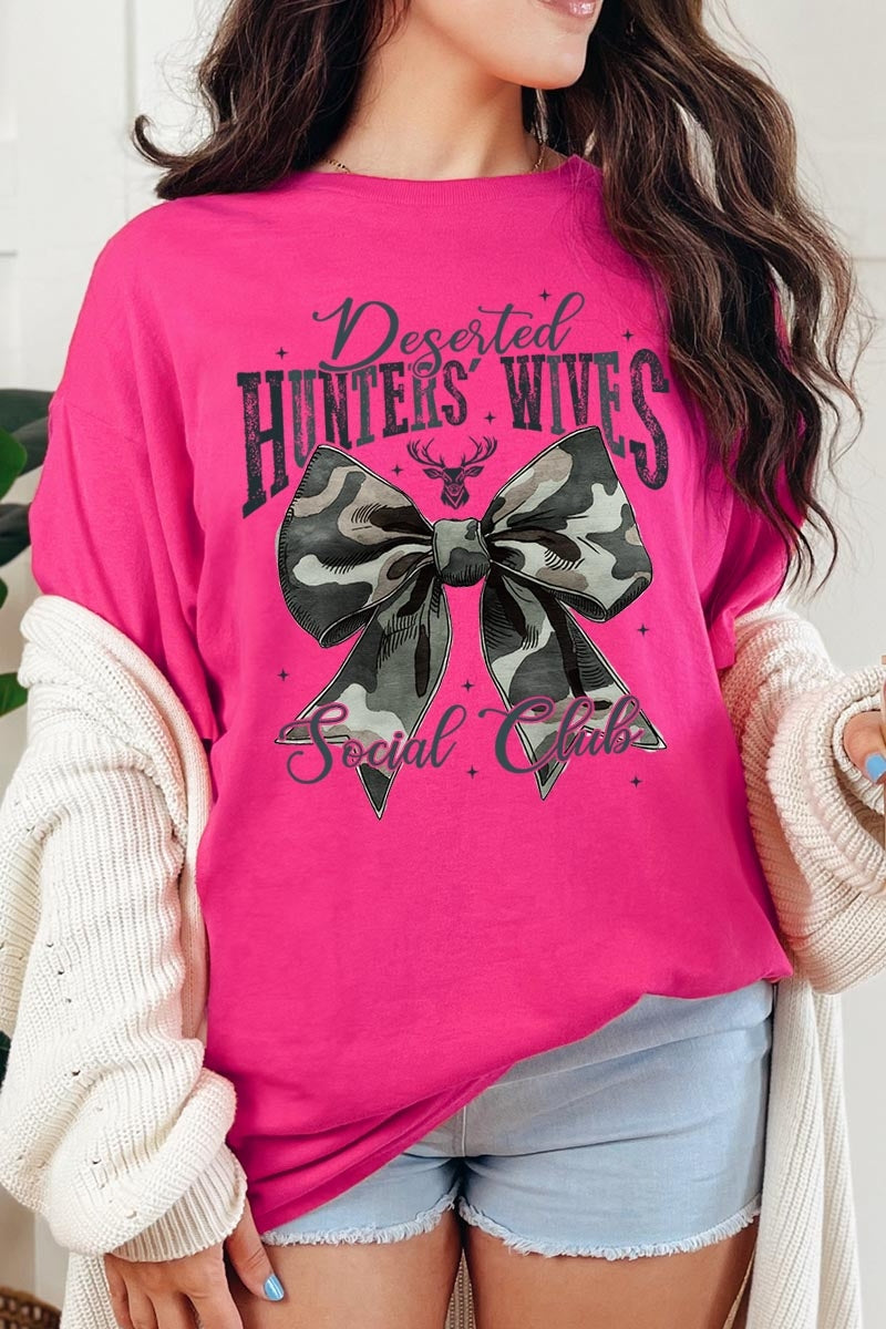 5000P-E3193 Huntersu2019 Wives Social Club Graphic Plus Heavy Cotton Tee $12.75