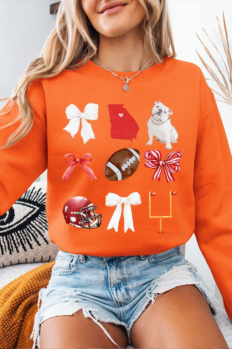 UL180-E3080 Georgia Football Graphic Sweatshirt $20