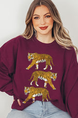 UL180P-E3104 Retro Tigers Graphic Plus Sweatshirt $25